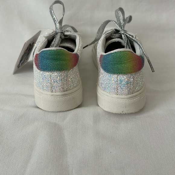 NWT Lola & The Boys Star Glitter Sneakers - Picture 3 of 4